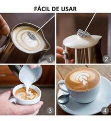 TendenciaLicuadora De Espuma De Leche Eléctrica De Acero InoxidableCalidad premium - Plateado - Ver 3