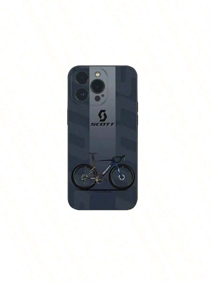 Funda de teléfono para bicicleta S-Scott-T compatible con 16 15 14 13 12 Mini 11 Pro XS Max X XR SE5 6 7 8 Plus, funda de silicona suave, funda compatible con funda 17 Pro Max, funda 17 Pro, funda 17, funda 16, funda 16 Pro Max, funda 15 - Z1 - Ver 1