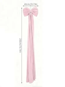 1个超大粉色天鹅绒蝴蝶结圣诞树顶饰，适合节日和家居装饰，可用作花环、墙面背景、大型缎带蝴蝶结装饰、树顶装饰、房间墙面背景、婚礼装饰，采用聚合物材料制成，带悬挂配件，适合节日庆典、生日派对装饰