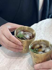 175ml Stainless Steel Double Wall Insulated Cup | Crescent Moon & Vine Pattern Shared Cup | Ramadan Gift, Hot & Cold Drinkware - Multicolor - View 7