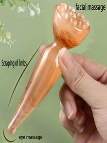 1pc Lotus Massage Stick, Facial, Eye, Acupressure, Head, Foot Massage, Full Body Massager, 9-Ball All-In-One Massage Tool, Women Body Relaxation Instrument - Multicolor - View 4