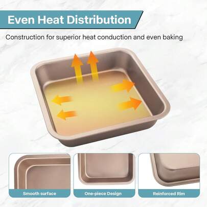 Tendencia8  1 Molde Rectangular Para Pasteles Bandejas Para HornoCalidad premium