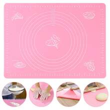 Non-Stick Silicone Kneading Mat, Baking Mat For Dough, Cookies, Pastries, Kitchen Table Mat, Baking Tool - Multicolor - View 8