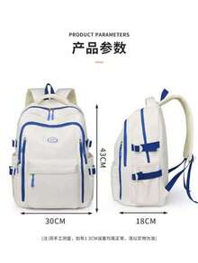 Women's Fashion Waterproof Backpack With Large Capacity - Màu xanh lam - Xem 2