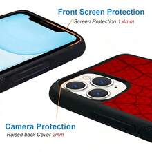 New Red Phone Case Compatible With  14 - Shockproof Protective Designer Cute Cool Cover Spider-Web Phone Case For Girls Wom Man Boy Black Red Phone 14 6.1 Inch Case For Black.Holiday Phone Accessories.Funda Para Bear Phone Case Silicone Phone Case Girlfriend Or Boyfriend 17 Pro Case 14 Cases Rilakkuma 16 Case 17 Pro Case 16 Case Phone Cases 14 17 Pro Max Case Pink Christmas An Excellent Gift For Friends Y2k Phone Case - 混色 - 查看 5