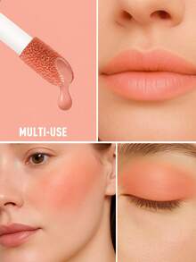 FV High-Pigment Liquid Blush, Long-Lasting & Buildable, Lightweight Blendable Texture For Natural Dewy Makeup Look, Rare Brand Cosmetics, Ideal For Women & Girls, Perfect Winter Choice, Y2K Fashion, Great Birthday & Christmas Gift, Party Essential, Best Color - 相信 - 查看 5