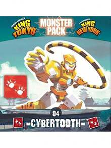 EstiloTendenciaIELLO: Paquete de Monstruos#4 Cybertooth, Trae Un Nuevo MecáNico De Juego, Compatible Con Todos Los Monstruos Existentes, De 2 A 6 Jugadores, A Partir De 8 AñOsCalidad PremiumVersióN Mejorada - King Kong - Ver 3