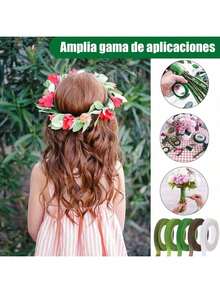 EstiloStabeg Cintas Florales de 5 Colores para Floristería Que Hacen Hermosos Arreglos de Ramo, Guirnaldas de Boda Y Otras Manualidades de Bricolaje, Adhesivos para Flores, Cinta para Envolver TallosVersión mejorada - 1 - Ver 6