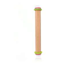 Adjustable Thickness Roller Pin With Measurement Scale, Non-Stick Wooden Rolling Pin For Dough, Baking And Pastry Making - Multicolor - View 13