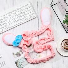 Easter 20\-29\ Cute Computer Monitor Cover With Bunny Ears Furry Elastic Monitor Dust Cover Pink Protector Accessories Laptop TV Lcd Screen Decoration For Valentine's Day Easter Tablet - Hồng - Xem 8