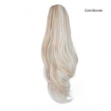 2-In-1 Rotating 180 Degree Claw Clip Ponytail Holder, Made Of Synthetic Fiber, Easy To Wear, Special Craftsmanship For More Realistic Appearance - Multicolor - View 24