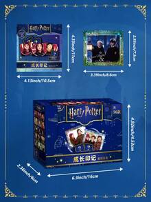 ​​1Set Harry Potter Stickers Gift Box, 10 Pack Wizarding World Decals Classic Character Stickers Harry Potter Hermione Ron Malfoy Transparent PET Stickers, Hot Stamping Stickers For Water Bottles & Scrapbooks​​, Vintage Creative Aesthetic Sticker Decals, DIY Decorative Craft Materials, Holiday Gift, Personalized Scrapbook School Supplies [Officially Licensed] - Multicolor - View 10