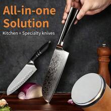 Knife Sharpener, Rolling Knife Sharpener Kit With Magnetic Holder, Kitchen Knife Sharpener With Diamond Disks, Knife Sharpening Kit With 15, 18, 20 & 22 Degrees, Knife Sharpeners For Kitchen Knives - màu nâu - Xem 6