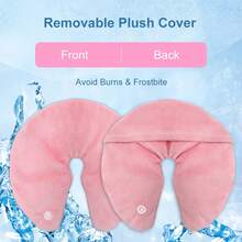 Lyntimo 2pcs Breast Ice Packs With Soft Cover, Hot/Cold Breast Pads, Essential For Nursing Mothers - Multicolor - View 5