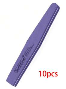Bộ 10 dũa móng tay và khối đánh bóng bằng mút xốp, hai mặt, độ nhám 100/180, dụng cụ làm móng chuyên nghiệp để tạo hình và đánh bóng móng. - Nhiều màu - Xem 24