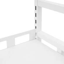 YUNRUX Storage Island & Carts - White - View 4