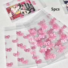 50 chiếc túi quà màu hồng có nơ, túi quà trang trí tiệc, thích hợp cho tiệc mừng em bé, tiệc nơ, sinh nhật, đám cưới, dạ hội, trang trí tiệc mừng em bé, quà tặng tiệc tùng. - Hồng - Xem 12