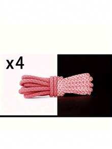 6pcs High Visibility Reflective Shoelaces - 47.2 Inch Length Glow In The Dark Safety Laces For Sports & Casual Shoes, Luminous Shoelaces, Reflective Shoelaces, High Brightness Shoelaces, Universal Reflective Laces - Multicolor - View 21