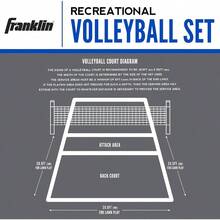 Franklin Sports Volleyball and Badminton Set - como en la foto - Ver 9