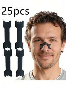 50-Pack Anti-Snoring Nose Strips. These Nose Strips Are Designed To Relieve Nose Congestion During Sleep, Breathing Difficulties, Or Exercise. Suitable For Both Men And Women, They Are Ideal For Sleep, Sports, And Everyday Use. - Multicolor - View 10