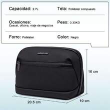 Organizador Portátil y Bolsa de Doble Capa para Accesorios Electrónicos KB00613, Impermeable, Ideal para Viajes, Compatible con Disco Duro 2.5", USB, Cables, Auriculares, Cargadores,37265847 - Multicolor - Ver 5
