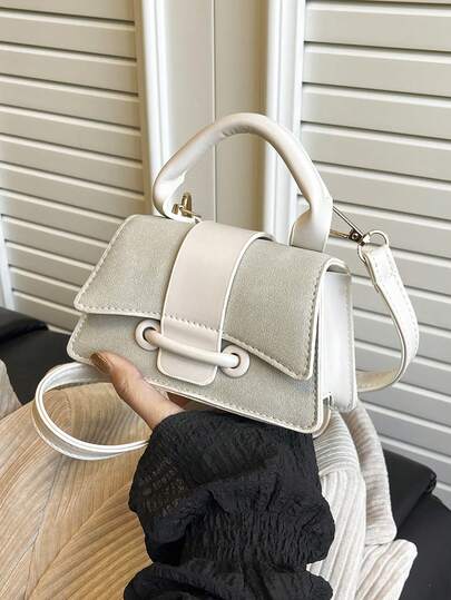 时尚休闲百搭高品质撞色单肩斜挎包迷你口红包