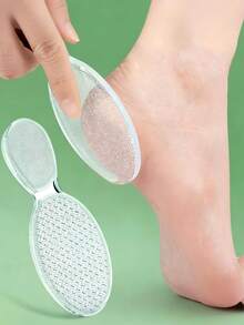 New Nano Glass Foot File - Nail Polish Remover, Nail Grinder And Callus Remover, Creates Smooth Foot Skin, Surface Textured Design, Durable - Transparent - View 2