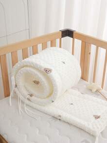 AIBOYING 1pc, Available Sizes: 60cm/23.62in, 140cm/55.12in, 200cm/78.74in, 240cm/94.49in, Baby Crib Bumper Soft Bag, Soft Bag Shock-Absorbing Edge Protection, Removable And Washable