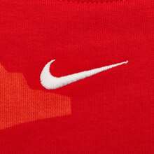 Nike Young Boy Landscape Graphic Crew Neck Casual Pullover Sweatshirt - Red - View 4