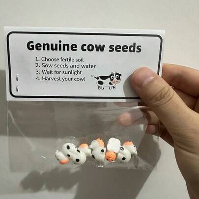 5pcs Cultivate Your Own Herd - Creative Gag Gift, Essential For Birthday Party, Graduation Ceremony, Bachelor Party, Office Event, Funny Decoration, Farm Theme Party, Christmas Gift Exchange, Class Reunion, Blind Bag Favors, Suitable For Animal Lovers, Bringing Joy And Surprise To Any Occasion