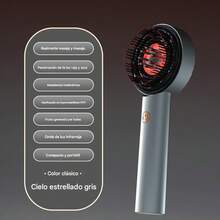 Cepillo Masajeador Inteligente Con Terapia De Luz Y Esencia - Gris - Ver 9