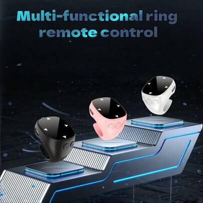 JX-13 Dokunmatik Ekranlı Yüzük Şeklinde Çok Fonksiyonlu Uzaktan Kumanda! Bluetooth Bağlantısını Destekler, 10 Metre Uzaktan Selfie Fonksiyonu, IOS ve Android Sistemleriyle Uyumludur. Akıcı Parmak Ucu Kontrol Deneyimi Sağlar, Video Kaydırma, Beğenme, Okuma ve Fotoğraf Çekme Fonksiyonlarını Destekler, Lityum Pil, 85mAh Pil Kapasitesi.