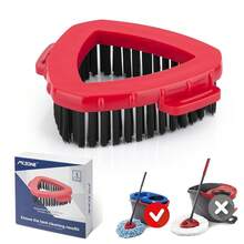 Scrubber Mop Head Compatible With O Cedar RinseClean 2 Tank System, Spin Mop Scrub Brush Head Replacement, Hard Bristle Bathroom Cleaning Brush, Tub Scrubber, Not Fit EasyWring 1 Tank,1pcs2-TankScrubBrush - 1pcs2-TankScrubBrush - 查看 9