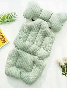 1pc Baby Stroller Seat Cushion, Infant Car Seat Thickened Cotton Pad - Multicolor - View 9