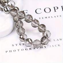 30 Austrian Quality 96 Sided Cut Crystal Glass Beads, 6/8/10mm Burst Bouncing Ball Design, Suitable For DIY Handmade Necklace, Bracelet, Earring Jewelry Making Materials