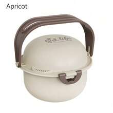 1个便携式可折叠宠物旅行碗 - 耐用材质，多功能猫狗喂食碗，带盖，适合户外和车载旅行，宠物旅行必备 | 可折叠碗 | 安全盖设计，宠物旅行必备