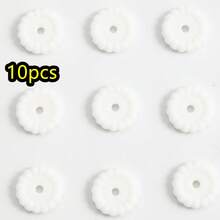 10pcs/Set Silicone Spacer Beads, 12/15mm Round Silicone Loose Beads For DIY Bracelet Necklace Jewelry Making - Disc - View 19