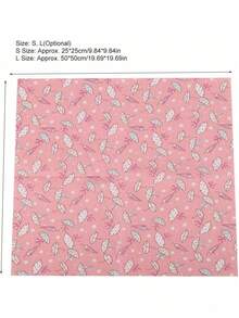 Estilo7 Unids Rosa Flores Cuadrados Tela De AlgodóN, Acolchar Coser Precut Material Sheet, Para DIY Craft Coser Trabajo Hecho A Mano(25 * 25Cm)VersióN Mejorada - 1 - Ver 4