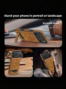 Anti-Fall, Anti-Slip, Scratch-Resistant Phone Case Compatible With IPhone 17/17 Pro/17 Pro Max/17 Air, 16/15/14/13/12/11/Pro/Pro Max/Plus, S20-S25/FE/Ultra, A56 5G, Redmi Phones - Impact Protection - Birthday Gift, Valentine's Day Gift, New Year Gift - Case, Phone Cases And Accessories, 16 Case - Brown - View 4