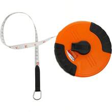 Cinta Larga Fibra de Vidrio Cinta Métrica Profesional Doble Cara 30M SW-81130702 - naranja - Ver 4