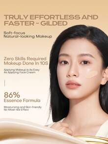 MISTINE Crema esencia con tinte hidratante LF100, efecto de maquillaje de enfoque suave, crea un aspecto de maquillaje natural, apto para piel seca y mixta - LF100 - Ver 2