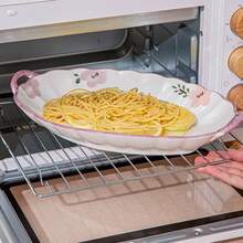 4/6pcs Ceramic Dinnerware Set, Serves 4/6 People, High-Quality Purple Xuan Flower Underglaze Ceramic Tableware Set - Stoneware Set, Bowl Set, Dinnerware Set, Including Dinner Plates, Dessert Plates, Salad Bowls And Cereal Bowls. Rust And Scratch Resistant. Dishwasher And Microwave . Christmas Gift. Gift Set For Friends. Local Warehouse - Purple Daylily Set - View 7