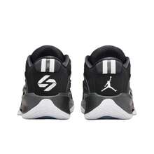 Nike Jordan Luka 3 PF Comfortable Non-Slip Durable Low-Top Basketball Shoes, Men, Black White Red - Black, White and Red - View 5