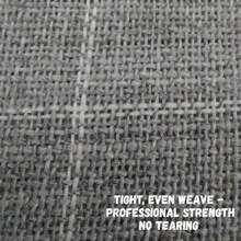 BUZZCRAFT Premium Large Primary Tufting Cloth For Rug, 80" X 80" Punch Needle Fabric, Monks Cloth, Gray, 66x66 Feet - 白色 - 查看 4