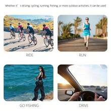Smart Glasses With Camera 1080P HD, 32GB SD Card Included, Wearable Video Recorder For Hiking, Cycling, Driving & Vlog, Hands-Free Portable Action Camera For Men & Women, Outdoor Sports DVR - 黑色 - 查看 4