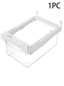 1 Stück Kühlschrankaufbewahrungsbox zum Aufhängen - transparenter Obst- und Gemüseaufbewahrungsbehälter, universaler Kühlschrank-/Gefrierschrankaufbewahrungsbehälter - Transparent - Übersicht 9