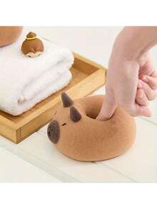 1 Piece Of Sweet And Cute Cartoon Dolphin Bath Sponge, Combining Bath Tools And Bathroom Decoration, Super Soft And Hypoallergenic, Gentle Exfoliating, Suitable For Facial/Body Care And Home SPA | High Quality, - Multicolor - View 8