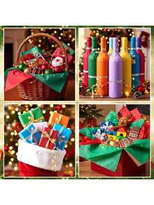 EstiloShindel - 120 Hojas De Papel De Seda Colorido, Papel De Seda A Granel, 19.7 X 13.8 Pulgadas, Papel De Regalo Para Manualidades, Caja De Regalo, 20 ColoresVersióN Mejorada - 1 - Ver 2