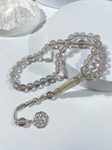 Vòng tay hạt cầu nguyện Hồi giáo sợi đơn Acrylic đen mới, phù hợp cho việc cầu nguyện hàng ngày của người Ả Rập Trung Đông và đeo - Nhiều màu - Xem 16