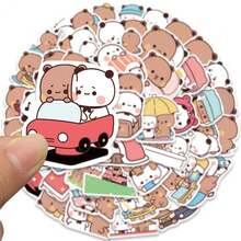 50pcs Cute Bear Doodle Stickers, Cartoon Decorative Stickers For Luggage, Water Bottles, Notebooks - Multicolor - View 4